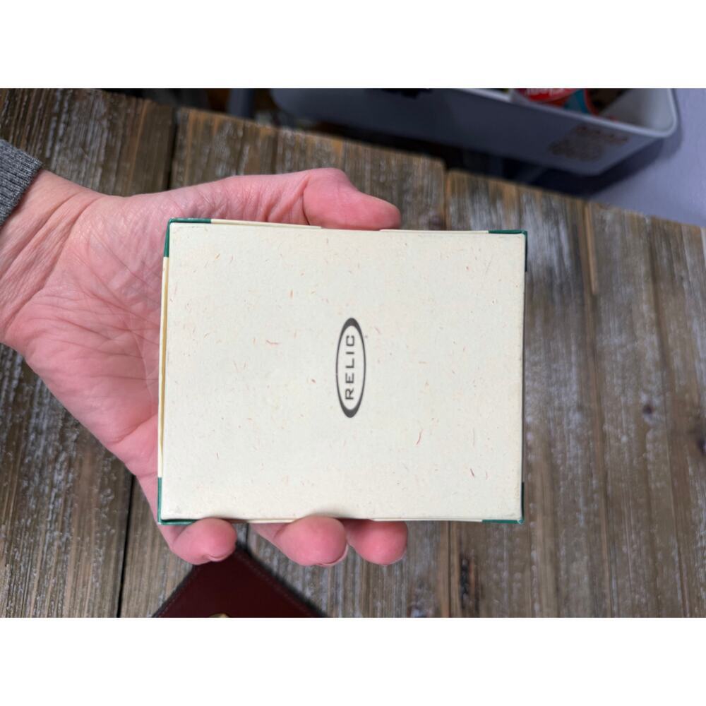 Relic Golf Classic‎ Leather Money Clip Wallet Vintage Aesthetic Old Money Brown - Picture 4 of 5